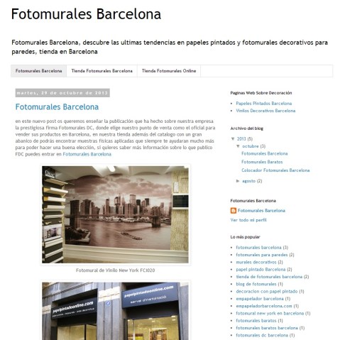 Fotomurales Barcelona